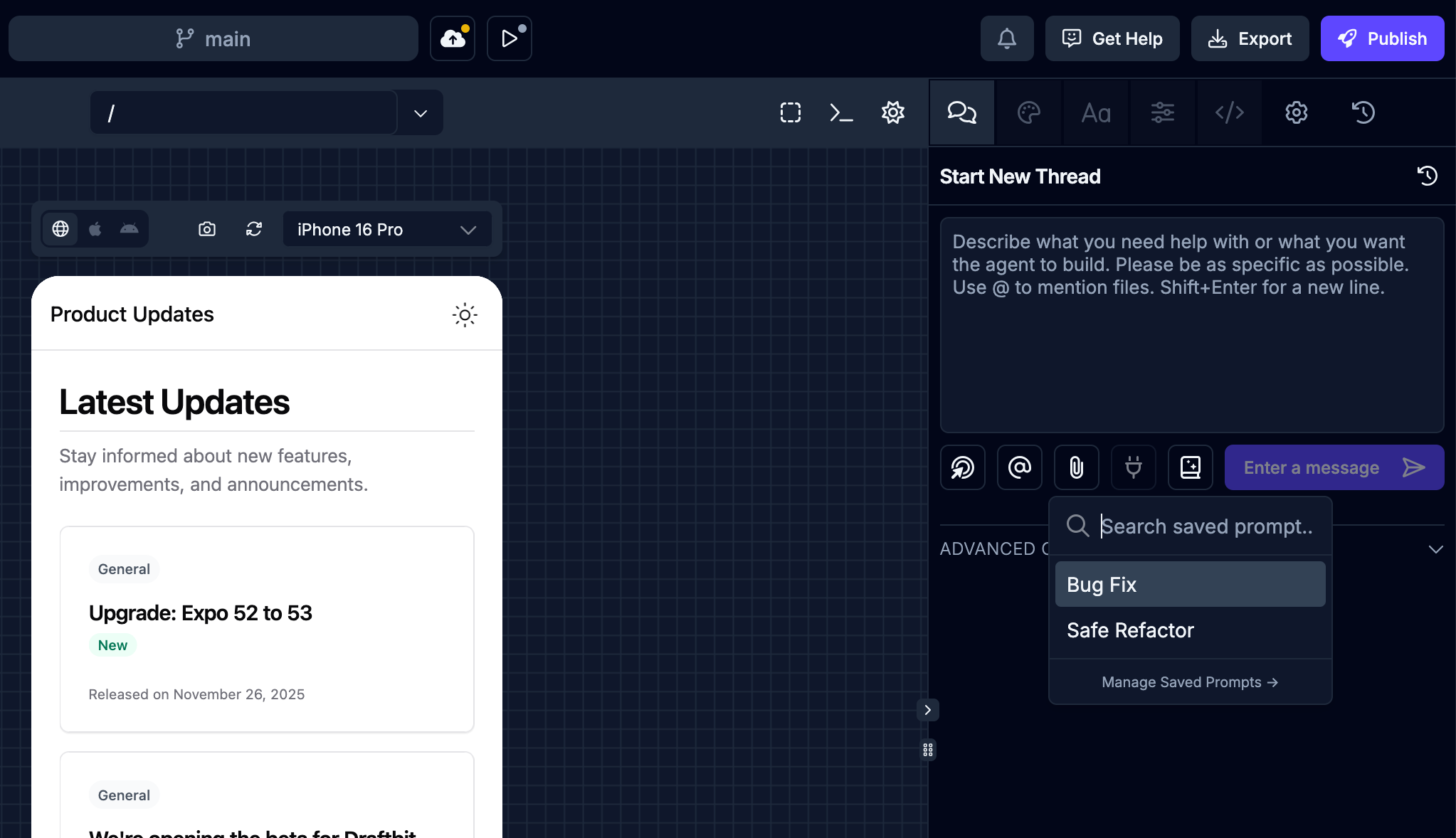 V2 Saved Prompt Picker